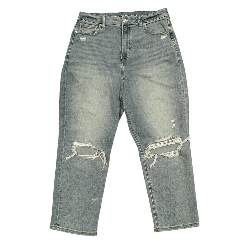 American Eagle AE Stretch Curvy Mom Jean EUC
